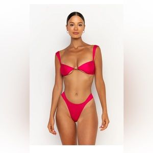 ZITA MAGENTA - CHEEKY BIKINI BOTTOMS size M